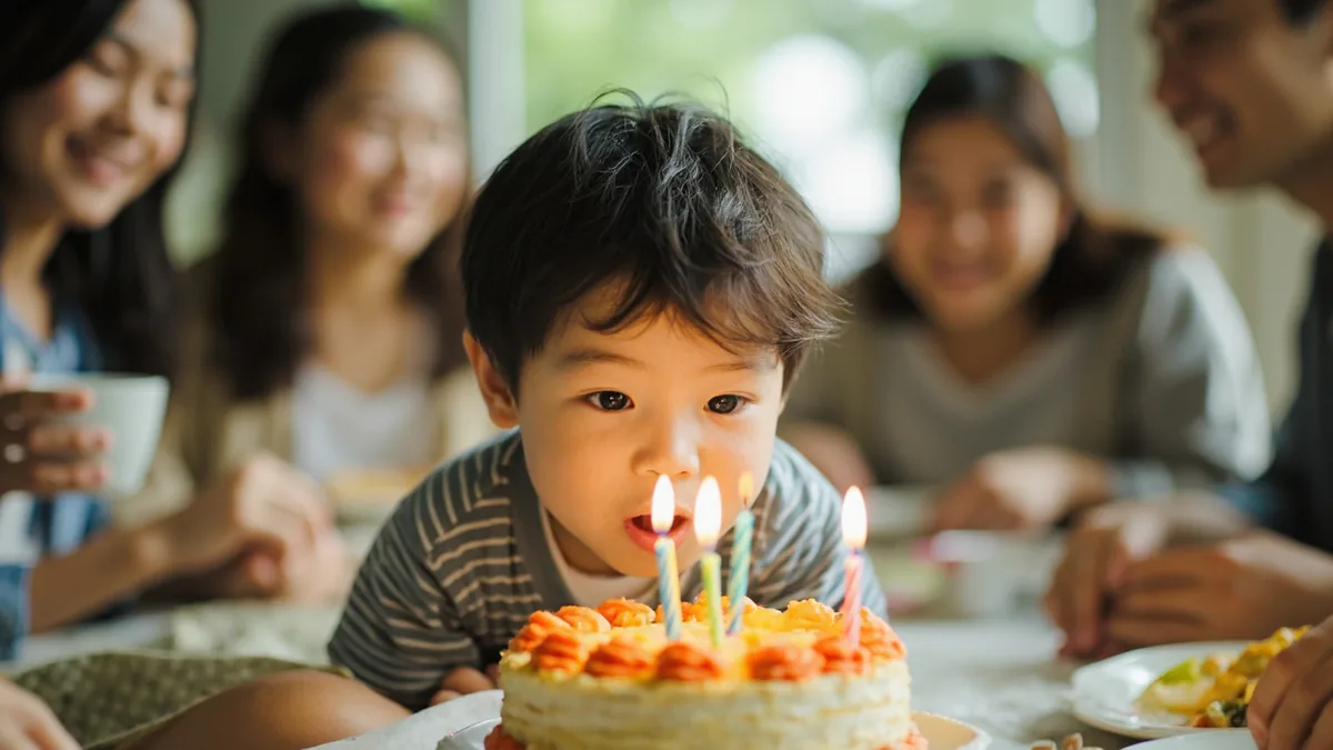 중국어로 "생일 축하해" — 生日快乐 (shēngrì kuàile)